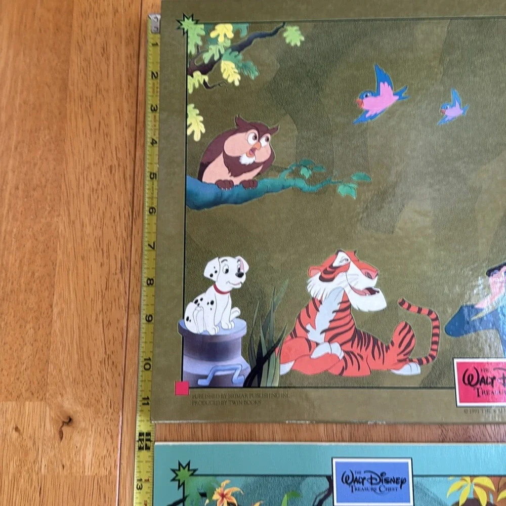 ✋LN The Walt Disney Treasure Chest 1991 Bambi 101 Dalmatians Book Unused Box